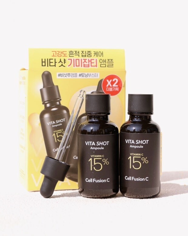 Cell Fusion Toning C Vita Shot Ampoule 20g+20g Double Pack