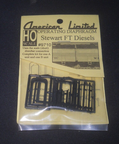 Diafragmas de funcionamiento HO American Limited #9710 Stewart FT diésel A/B | Condition: New