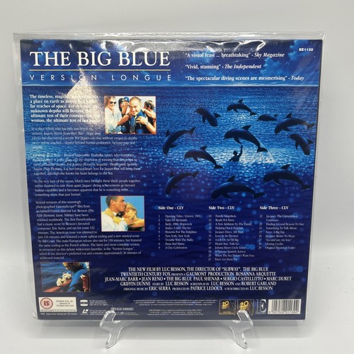 The Big Blue Laserdisc - PAL Widescreen - Version Longue - EE1130 - Foto 2 di 5