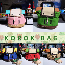 Zelda Korok Mochila Set de Regalo de Vacaciones Bolsa Yahaha de Lona con Sonido de 5 Hojas de Desplazamiento