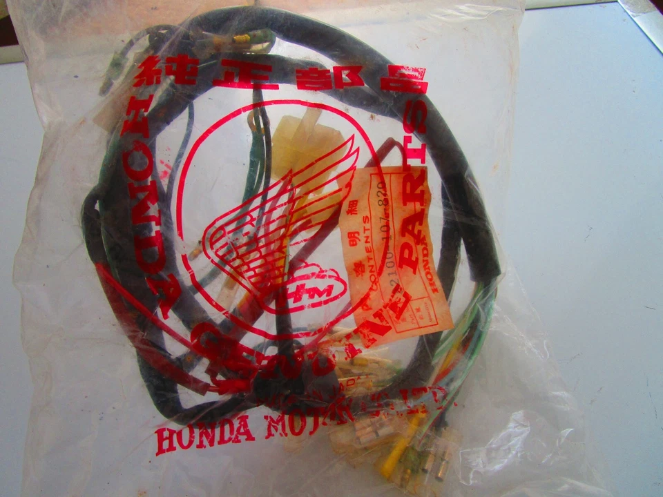 Nuevo de Lote Antiguo Honda CB1OO CL100 CB125 CL125 0EM Arnés Cable Japón PN:32100-107-820 Foto 2 de 4