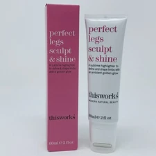 This Works Perfect Legs Sculpt & Shine Roll-On Highlighter 2oz/60ml New In Box