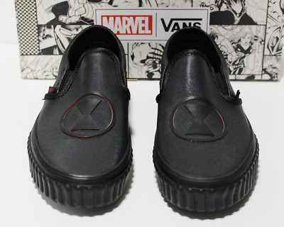 Vans X Marvel Classic Slip On Black Widow Black/Black Women's Size