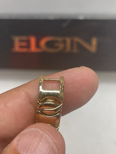 Elgin Diamond SR626SW Gold Quartz Women’s Watch Japanese Movement New W/box - Picture 6 of 12