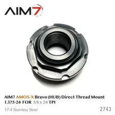 Aim7 AMOS 1.375-24 Bravo (HUB) Direct Thread Mounts 5/8 x 24 17-4 Steel