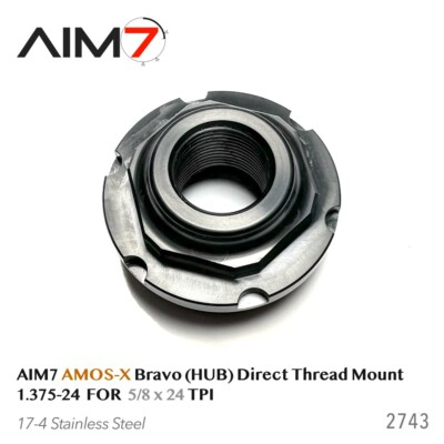 #ad Aim7 AMOS 1.375 24 Bravo HUB Direct Thread Mounts 5 8 x 24 17 4 Steel $59.00