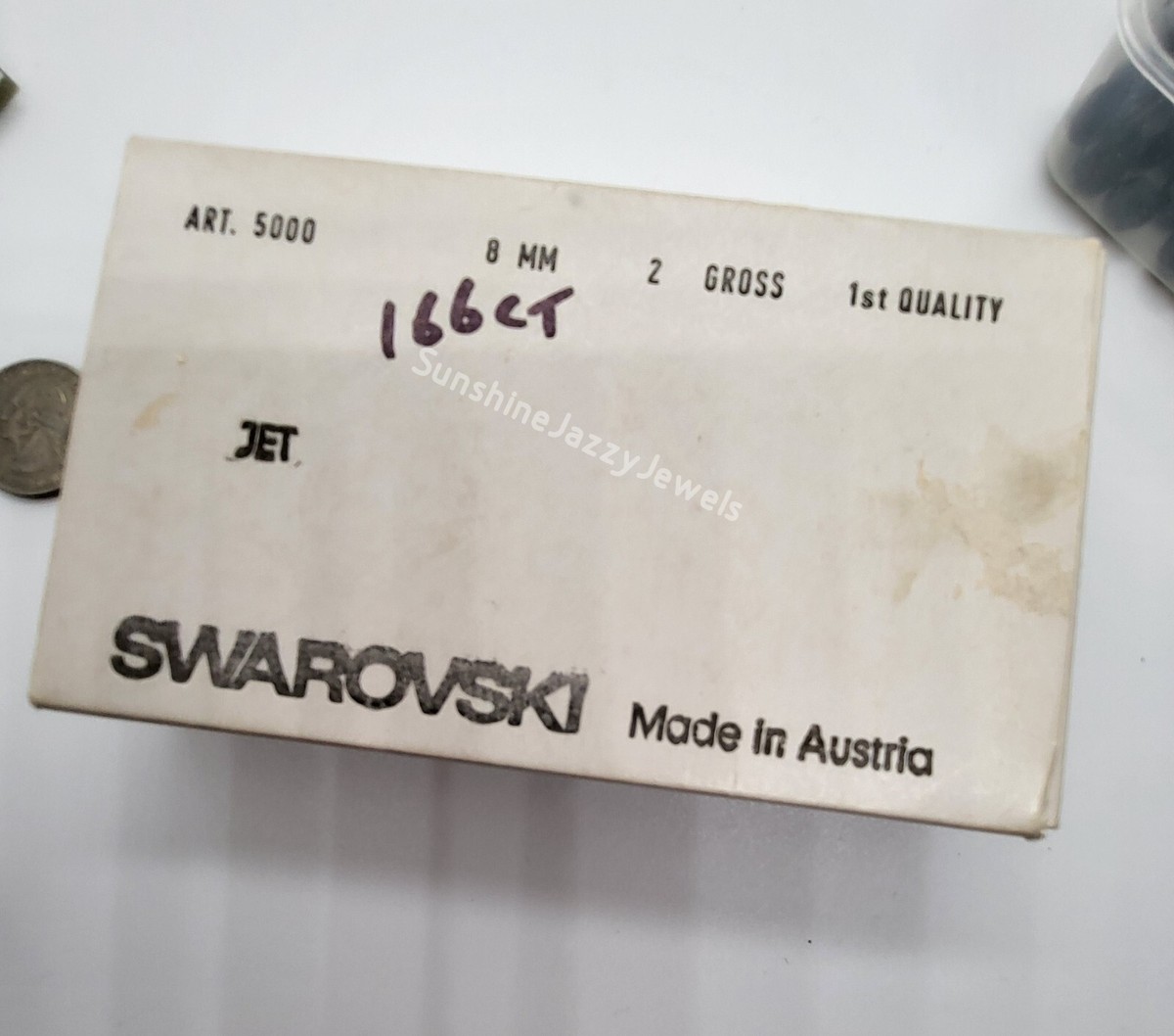 Swarovski Crystal Jet Black Faceted Round 5000 Bead; 4 Sizes