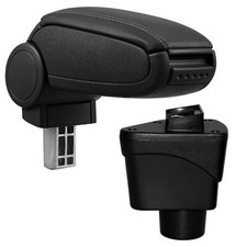 Mittelarmlehne Armlehne KOMPLETT Leder für Ford EcoSport II 2 ab 2012- Schwarz