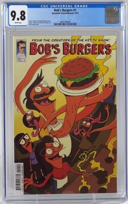Bob's Burgers #1 2014 Dynamite Comic CGC 9.8