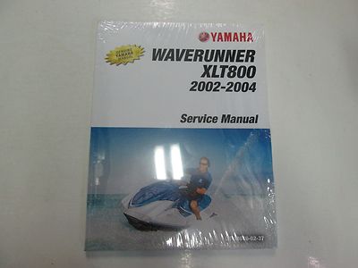 2002 03 2004 Yamaha WaveRunner XLT800 XLT 800 Service Shop Manual Brand New 