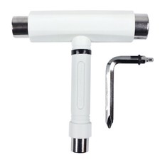 Krown All-in-One Skateboard T-Tool with Phillips and Allen Head - White
