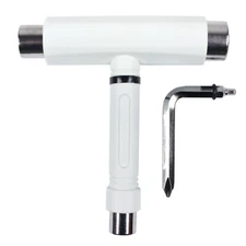Krown All-in-One Skateboard T-Tool with Phillips and Allen Head - White