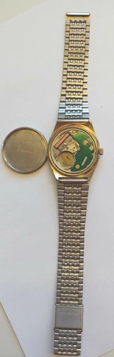 Vintage Marcel Men's Goldtone Quartz Watch: Remex 0190 7 Jewel Movement. - 第 1/9 張圖片