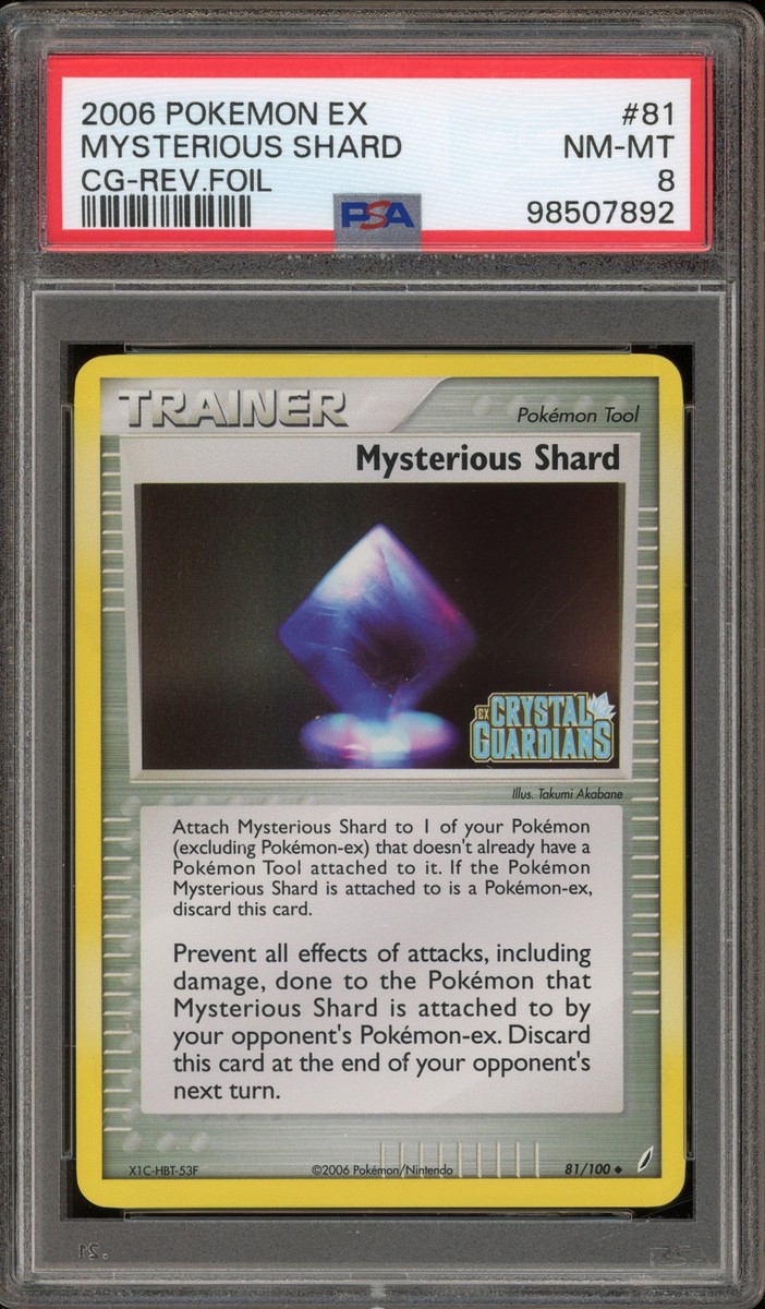 Pokemon Mysterious Shard EX Crystal Guardians Reverse Holo #81 PSA