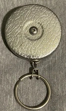 VINTAGE KEY-BAK CHAIN REEL RETRACTABLE KEY CHAIN BELT CLIP RETRO RATROD