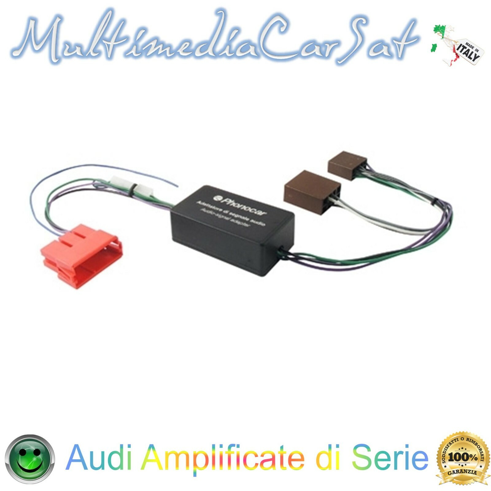 Upgrade Audio Audi A6 A8 Phonocar 4/190 Interfaccia Subwoofer Sub - 1