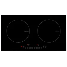 24in Electric Induction Cooktop 2 Burners 1800W Stove Top Touch Control
