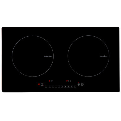 24in Electric Induction Cooktop 2 Burners 1800W Stove Top Touch Control