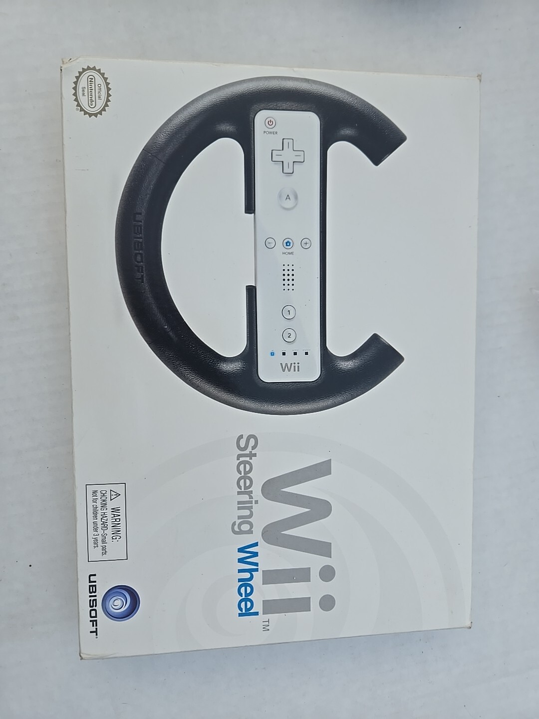 Ubisoft Steering Wheel For Nintendo Wii - Black