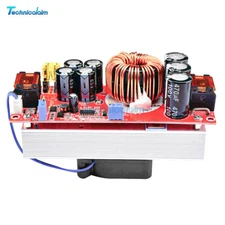 1800W 40A 10-60V to 12-90V DC-DC Boost Converter Step Up Power Supply Module-