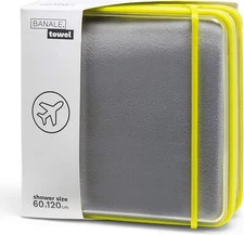 Banale Travel Towel - Soft and Super Absorbent Microfiber Shower Gym Towel, GRAY