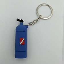 Mini Scuba Tank Keychain Diving Air Cylinder Replica Keyring for Divers, Novelty
