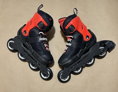 Rollerblade Macroblade Inline Skates Men’s Size 12 Black Red w/ Bag Guards Rollerblade Macroblade 84 Mens Skates - Inline Warehouse main image 4
