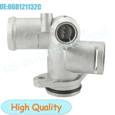 Engine Coolant Flange Water Pipe For AUDI A4 Quattro 2.0L 06D121133A 06D121132C