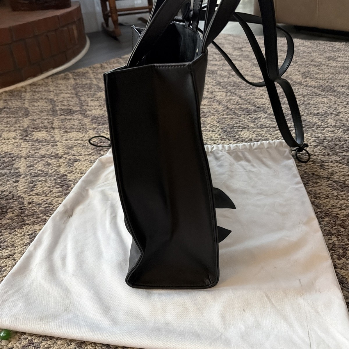 Telfar Medium-Sized Black Shopping Bag View 4