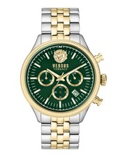 Versus Versace Mens Watches Two Tone 44 mm Colonne Chrono Collection