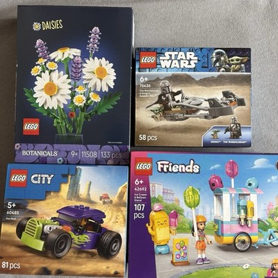 LEGO Gänseblümchen (11508), City Hot Rod (60485), Star Wars (75436) & Friends (42692)