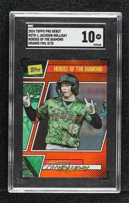 2024 Topps Pro Debut Orange Foil /25 Jackson Holliday #HOTD-1 Rookie RC uk2