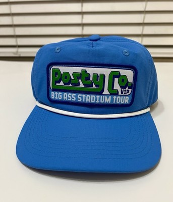 Post Malone Posty Co VIP Big Ass Stadium Tour Merch Hat Rope Cord Snapback NWOT