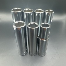 Craftsman 7 Piece 38 Drive 6 Point Deep Socket Set Sae