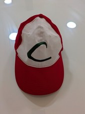 Pokemon Ash Ketchum Hat Cap White Red Adjustable Costume Nostalgia Catch Em All
