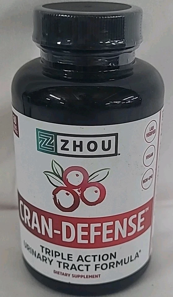 2- ZHOU GRÚA-DEFENSA TRIPLE ACCIÓN FÓRMULA DEL TRACTO URINARIO- 60ct CADA UNO- CADUCIDAD 27/05++ Foto 2 de 4