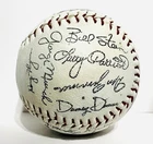 1982 TEXAS RANGERS TEAM SIGNED AUTOGRAPHED BASEBALL - 27 SIGNATURES