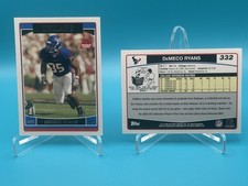 2006 Topps - DeMeco Ryans Houston Texans Rookie Card #332 (RC). rookie card picture