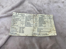 Mercedes-Benz W210 fuse designation map
