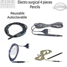 Reusable Electrosurgical pencils Electrosurgical Handpieces new Ce Diathermy