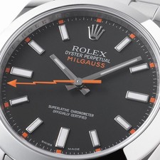 ROLEX Milgauss 116400 black Overseas sales only V Number second hand mens 7