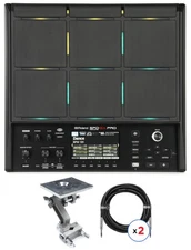 Roland SPD-SX Pro Sampling Pad Clamp Mount Bundle