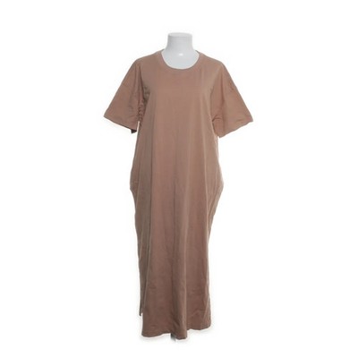H&M Basic, Maxikleid, Größe: L, Beige, Baumwolle, Einfarbig, Damen #WSD
