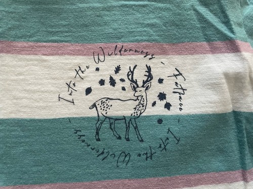 Fat Face Long-Sleeve Girls Striped Shirt 11/12 - Picture 4 of 4