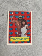 1987 Topps WWF Randy Savage Miss Elizabeth (RC) Sticker #4 Near Mint, WWE