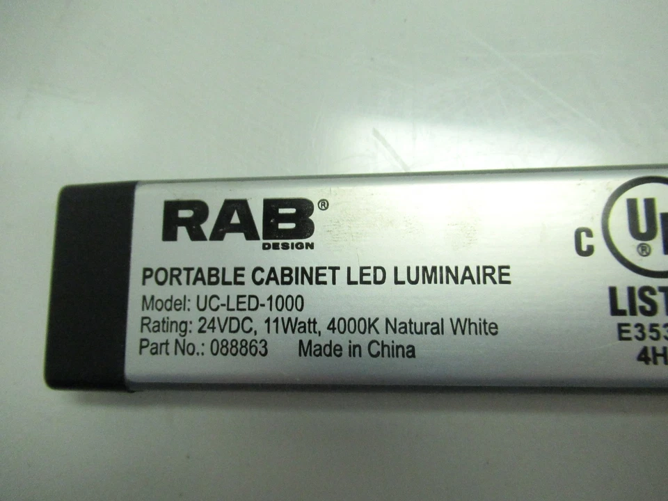 Luminaria LED Gabinete Portátil Rab Design UC-LED-1000, 11W Foto 4 de 4
