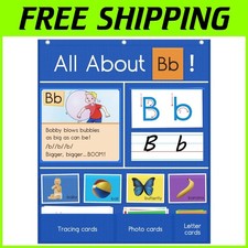 Educational Alphabet Wall Chart for Preschool  Kindergarten