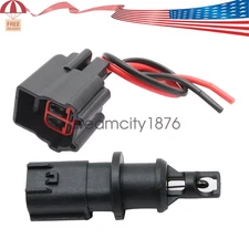 For Chrysler Dodge Jeep Ram 2001-2017 Intake Air Temperature Sensor＆Connector