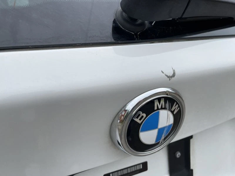 2011-2017 BMW X3 Tail Gate Alpine White Emblem Scratch - Image 3 of 4