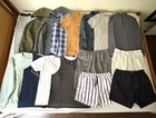 Lotto abbigliamento uomo Blue Crown American Rag Goodfellow t-shirt pantaloncini top medium